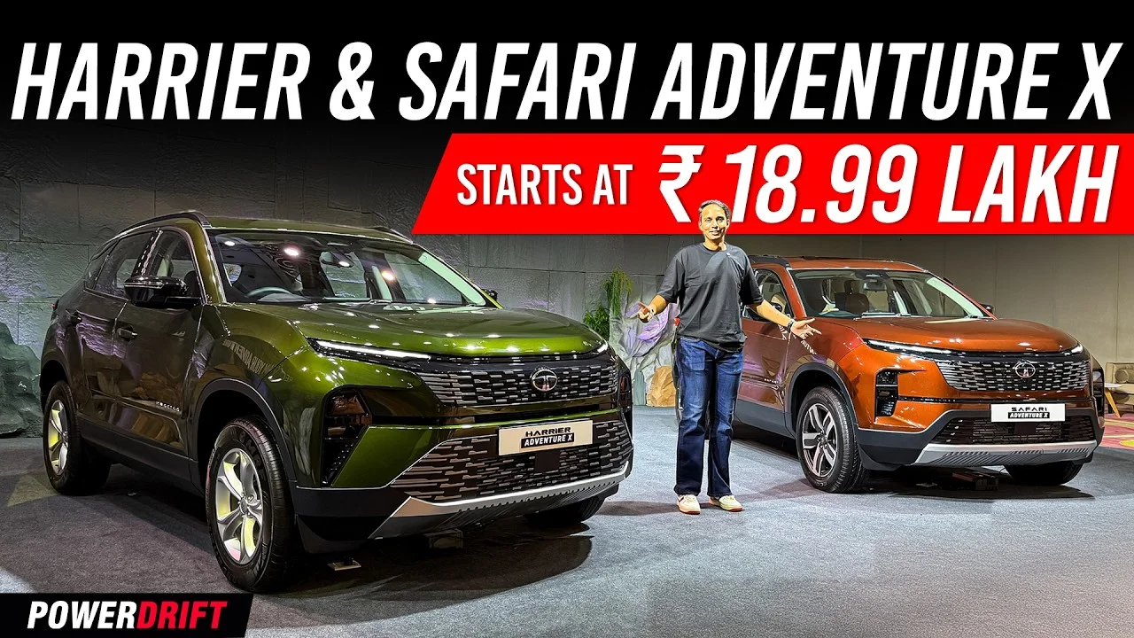 tata harrier safari adventure x